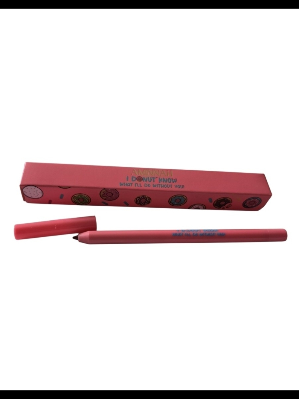 Aminnah Hot Rose Lip Pencil Donut scent NIB